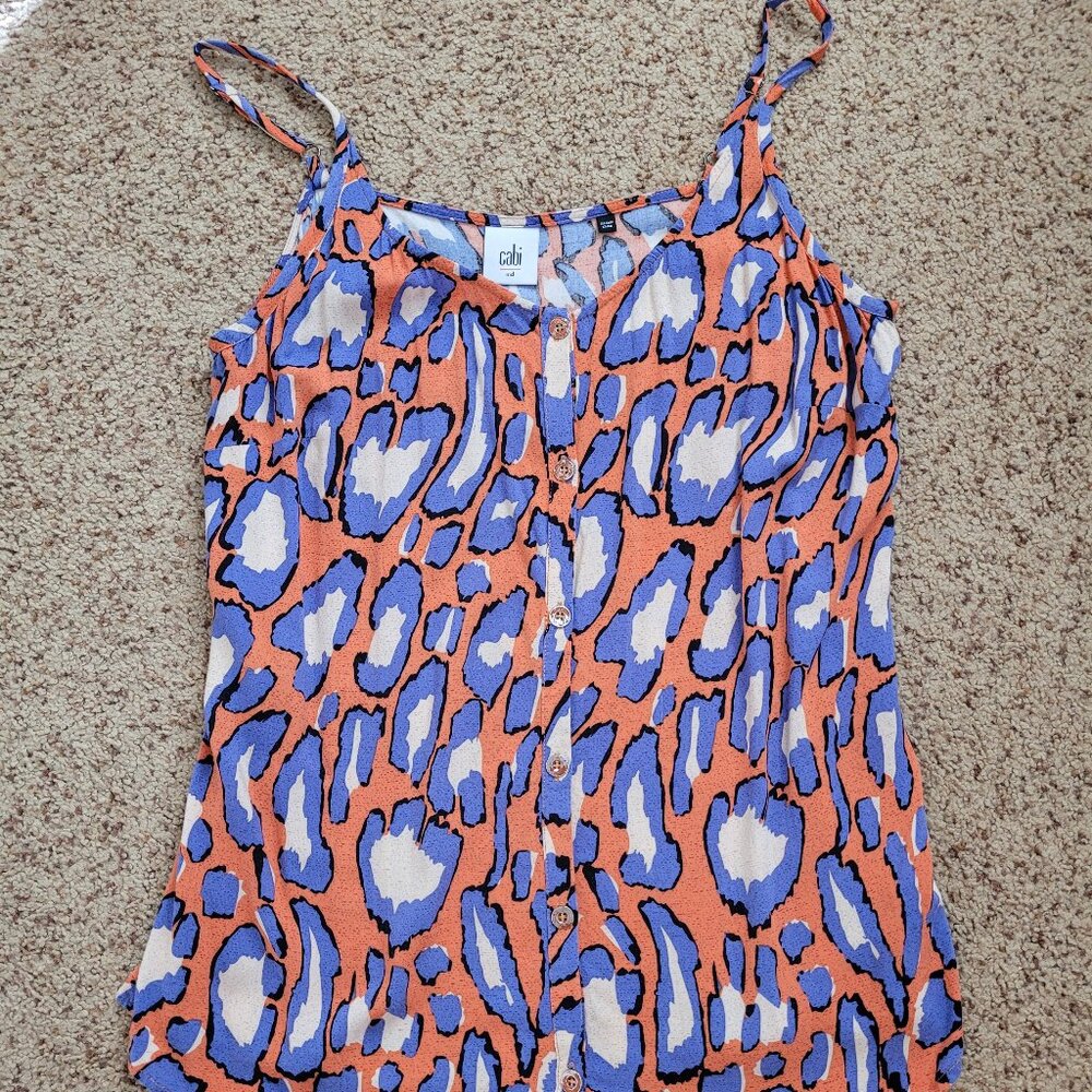 Cabi Style 5040 Isla Animal Print Cami Size M
